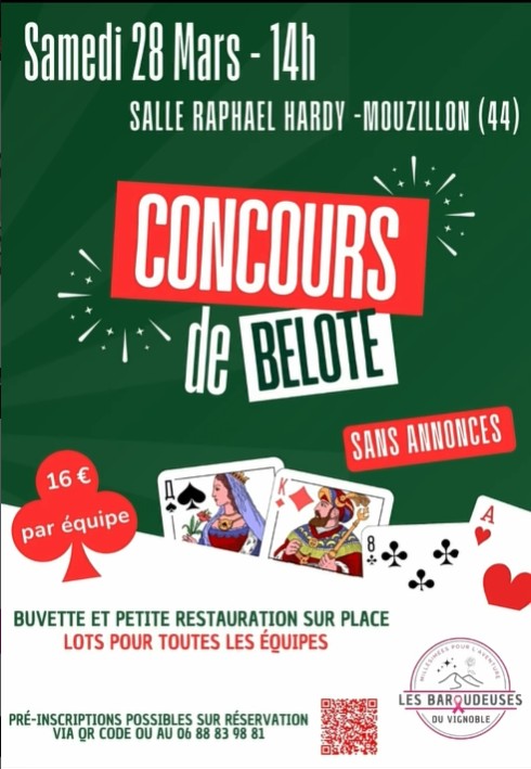 ♠️♥️ C'est ce samedi à Mouzillon et on compte sur vous ♦️♣️